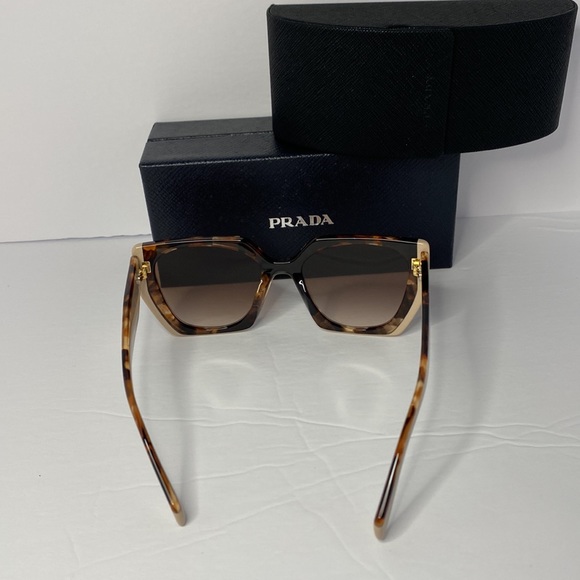 💯- New-Prada Tortoise Caramel Powder Brown Gradient Sunglasses - Picture 9 of 15